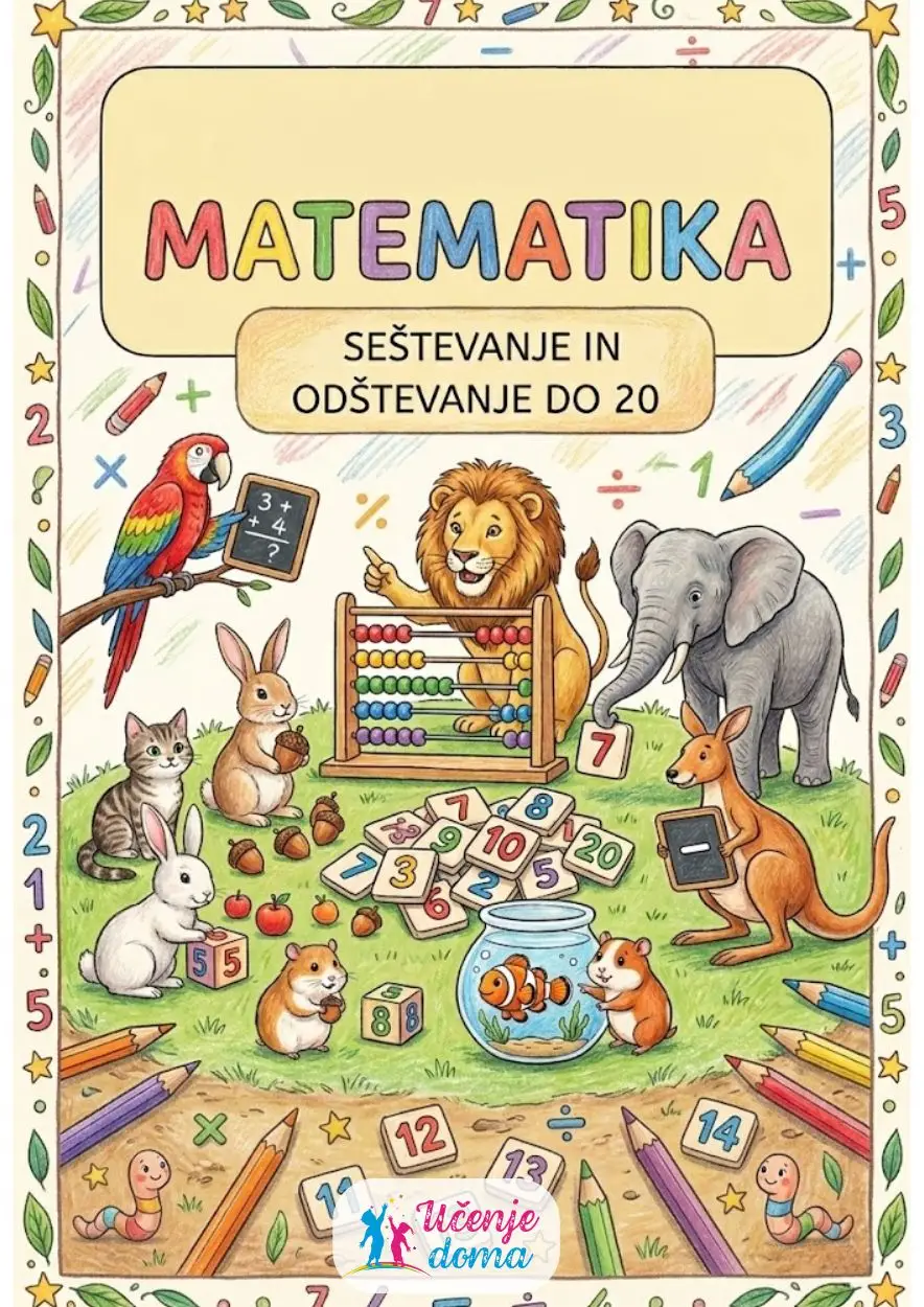 Sestevanje Odstevanje Do 20 Naslovnica